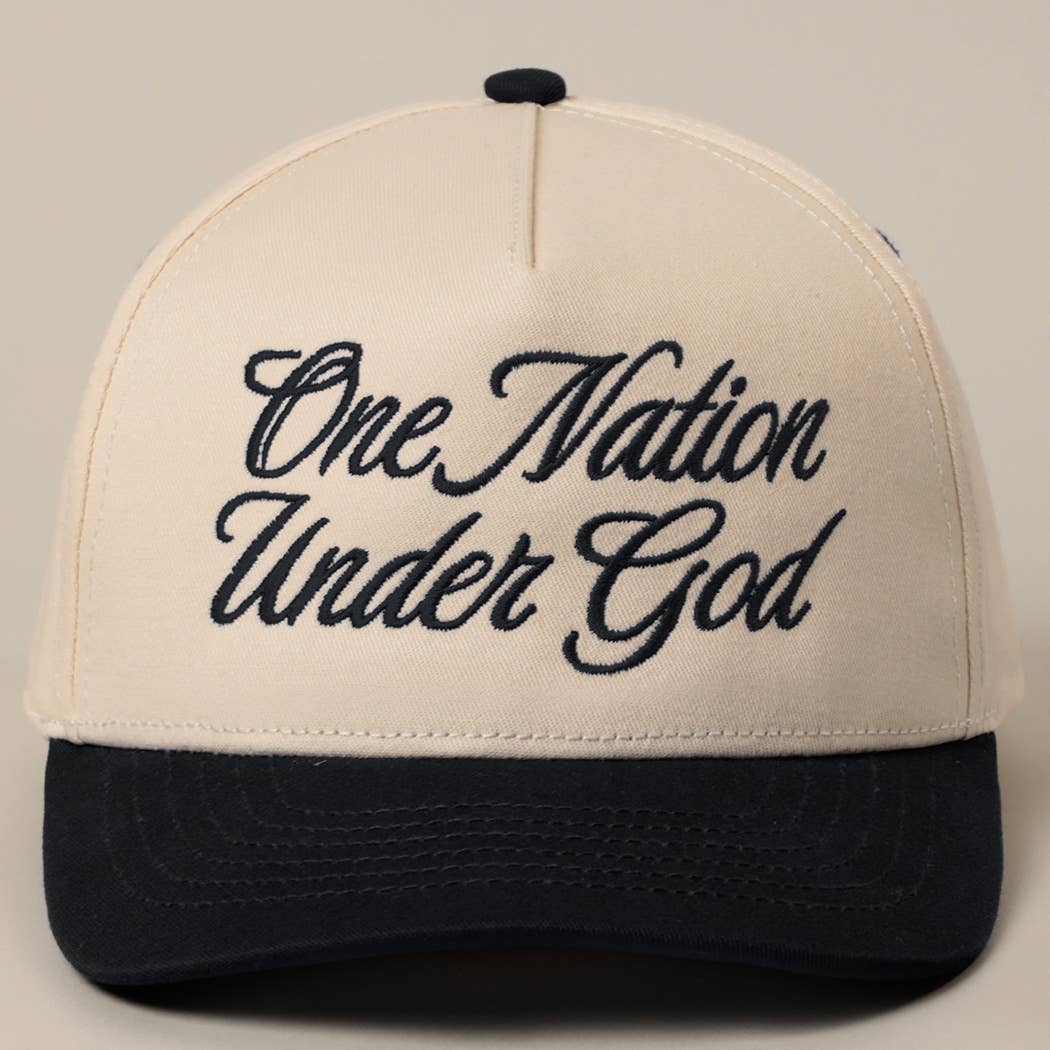 One Nation Under God Two-Tone Trucker Hat