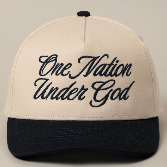 One Nation Under God Two-Tone Trucker Hat