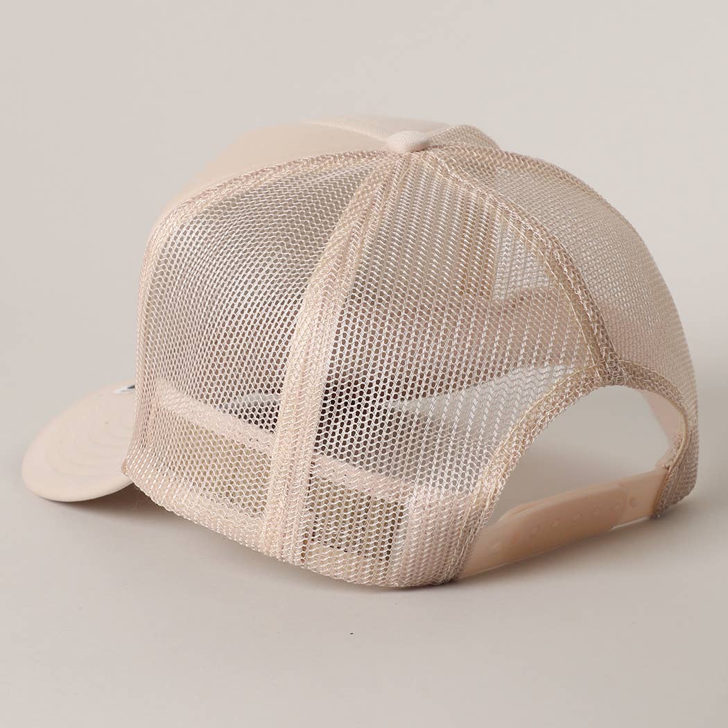 GOD BLESS AMERICA Mesh Back Foam Trucker Hat
